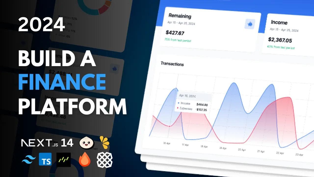 Code With Antonio - Build a Finance Platform