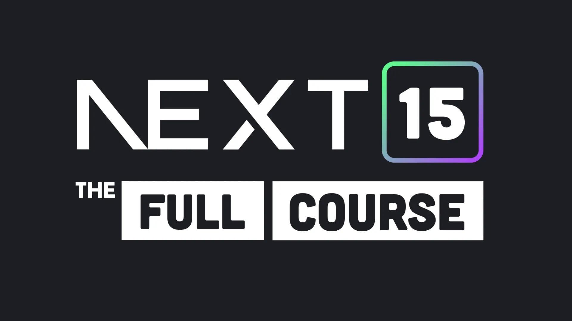 Fireship.io - Next.js Full Course
