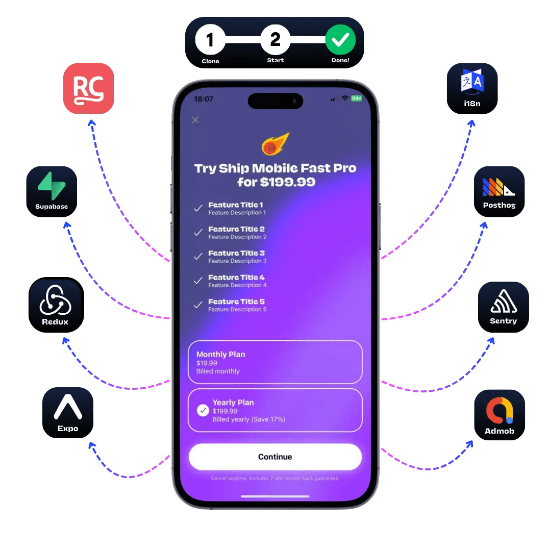 Ship Mobile Fast - React Native BoilerPlate
