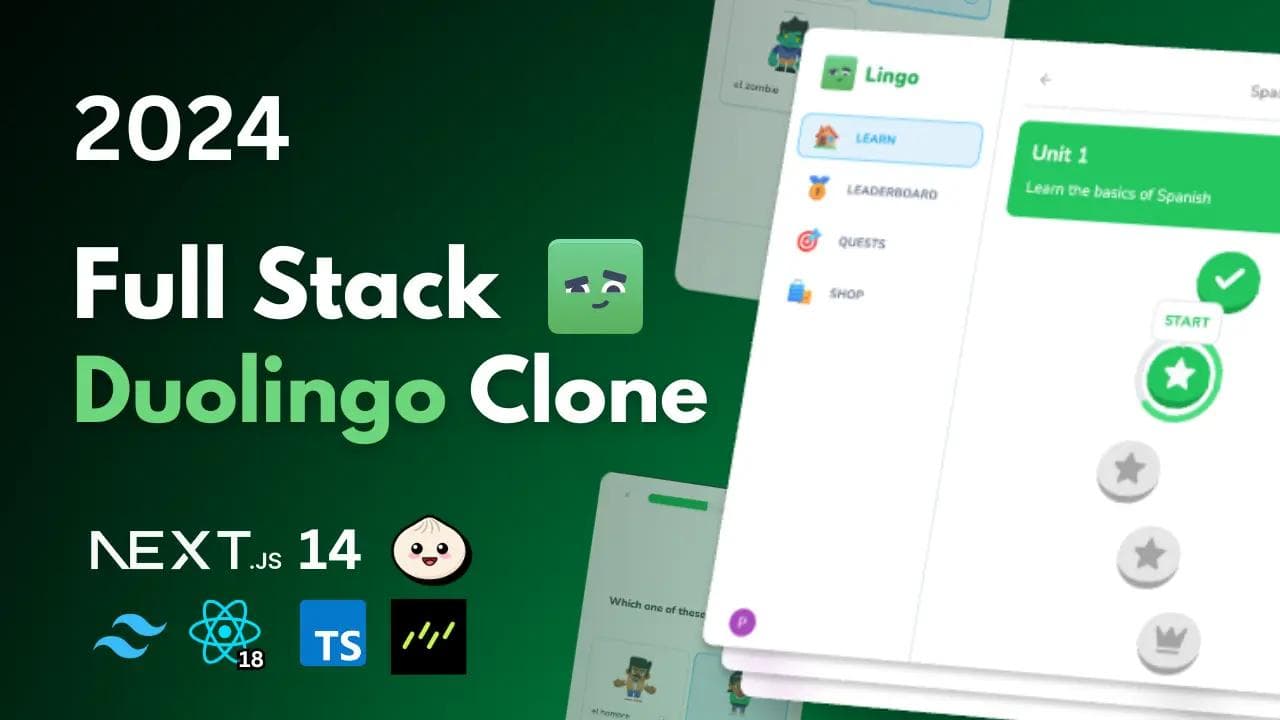 Code With Antonio - Duolingo Clone